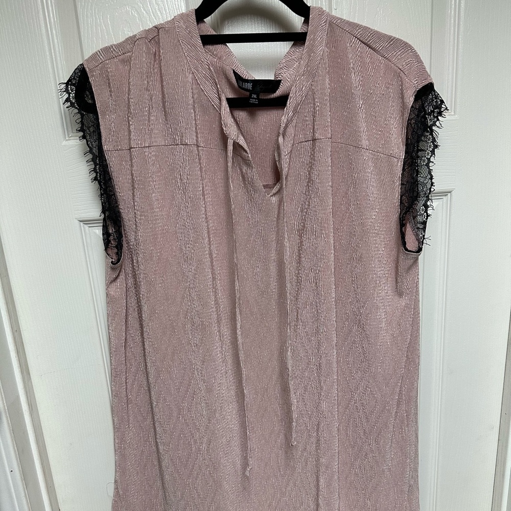 LuLaRoe elegant collection pink shirt 2xl